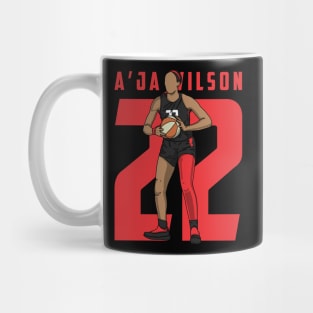 A'ja Wilson Comic Style Mug